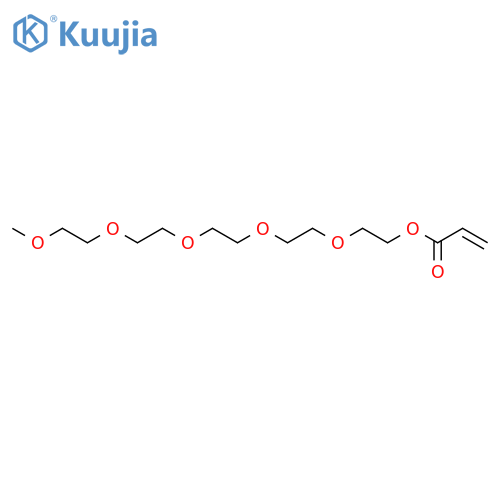 2-PROPENOIC ACID, 3,6,9,12,15-PENTAOXAHEXADEC-1-YL ESTER structure