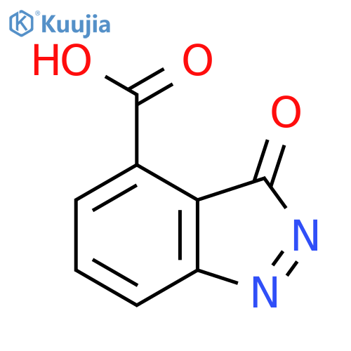 3-Oxo-3H-indazole-4-carboxylic acid structure