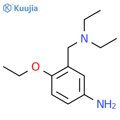3-(diethylamino)methyl-4-ethoxyaniline structure