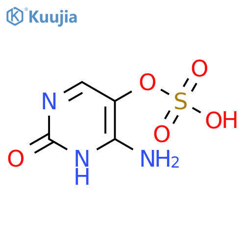 6-Amino-5-(sulfooxy)-2(1H)-pyrimidinone structure