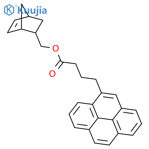 4-Pyrenebutanoic acid, bicyclo[2.2.1]hept-5-en-2-ylmethyl ester structure