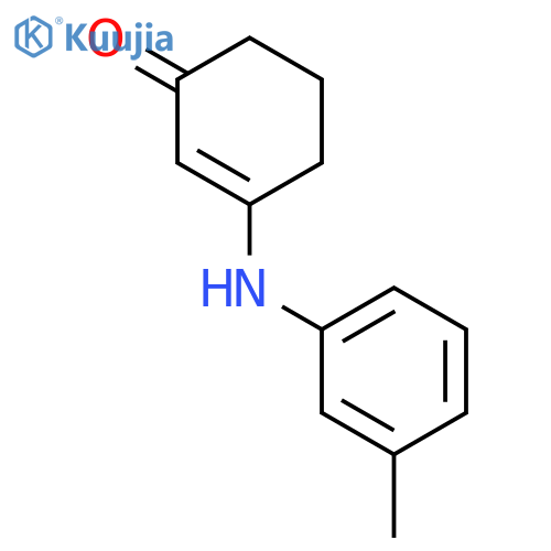 3-(3-Methylphenyl)aminocyclohex-2-en-1-one structure