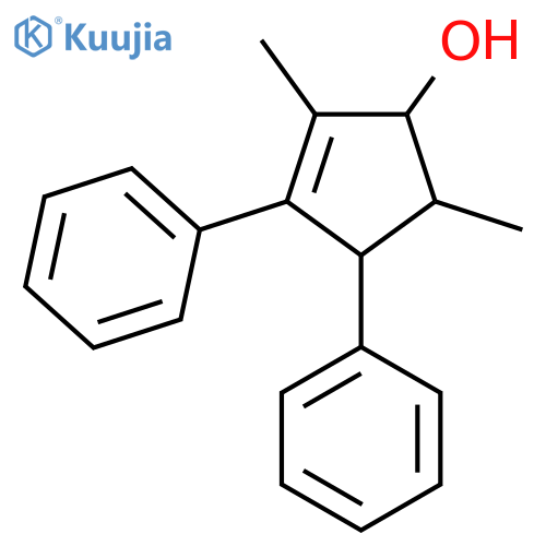 2,5-Dimethyl-1-hydroxy-3,4-diphenyl-cyclopent-2-en structure