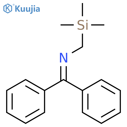 METHANAMINE, N-(DIPHENYLMETHYLENE)-1-(TRIMETHYLSILYL)- structure