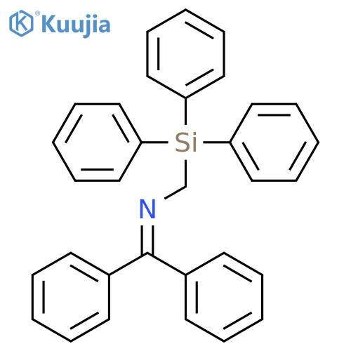 METHANAMINE, N-(DIPHENYLMETHYLENE)-1-(TRIPHENYLSILYL)- structure