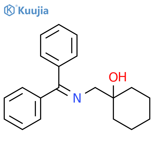 Cyclohexanol, 1-[[(diphenylmethylene)amino]methyl]- structure
