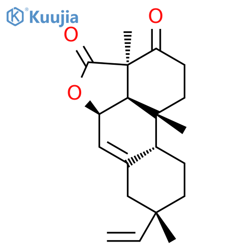 1H-Phenanthro[10,1-bc]furan-3,4(2H,3aH)-dione,8-ethenyl-5a,7,8,9,10,10a,10b,10c-octahydro-3a,8,10b-trimethyl-,(3aR,5aR,8R,10aR,10bR,10cR)- structure