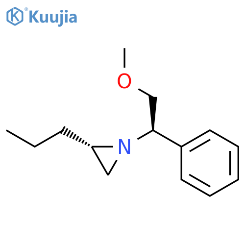 AZIRIDINE, 1-[(1R)-2-METHOXY-1-PHENYLETHYL]-2-PROPYL-, (2S)- structure