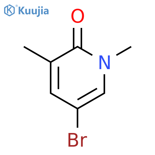 5-bromo-1,3-dimethyl-1,2-dihydropyridin-2-one structure