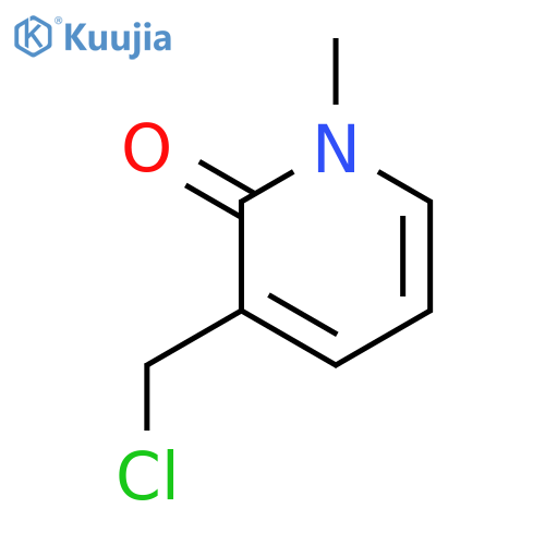 3-(chloromethyl)-1-methylpyridin-2(1H)-one structure