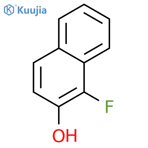 2-Naphthalenol, 1-fluoro- structure