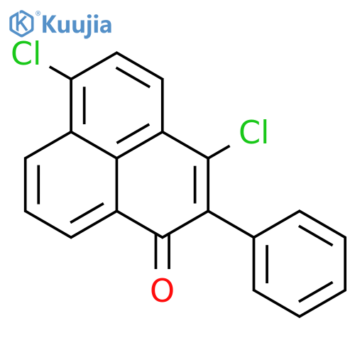 1H-PHENALEN-1-ONE, 3,6-DICHLORO-2-PHENYL- structure