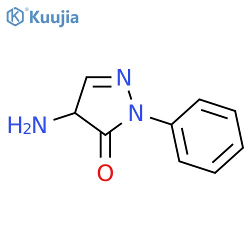 3H-Pyrazol-3-one, 4-amino-2,4-dihydro-2-phenyl- structure
