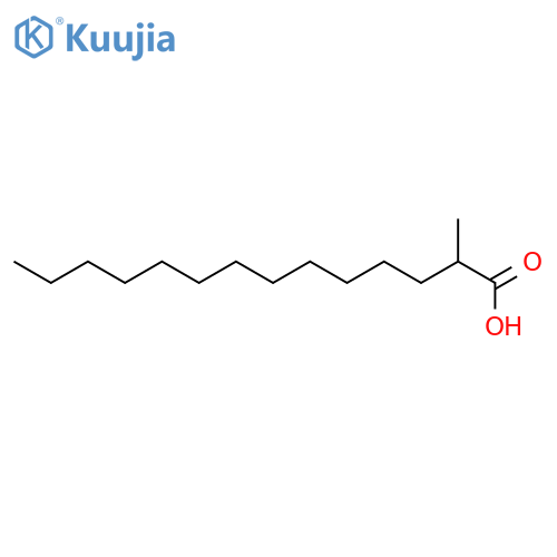 Tetradecanoic acid, methyl- structure