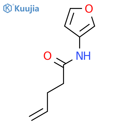 4-PENTENAMIDE, N-3-FURANYL- structure