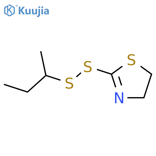 THIAZOLE, 4,5-DIHYDRO-2-[(1-METHYLPROPYL)DITHIO]- structure