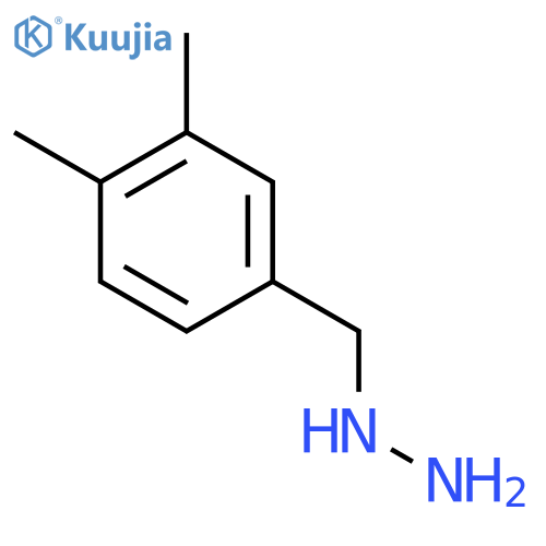 (3,4-dimethylphenyl)methylhydrazine structure