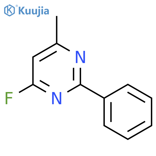 4-Fluoro-6-methyl-2-phenylpyrimidine structure