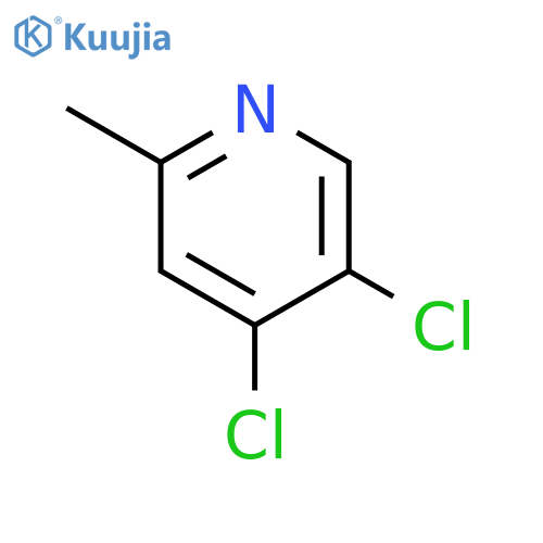 4,5-Dichloro-2-methylpyridine structure