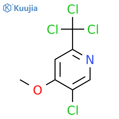 PYRIDINE, 5-CHLORO-4-METHOXY-2-(TRICHLOROMETHYL)- structure