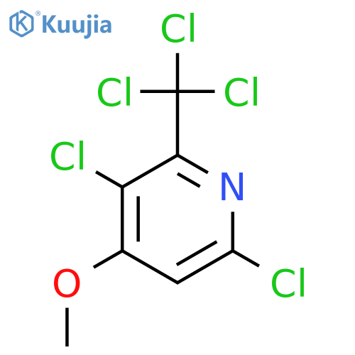 Pyridine, 3,6-dichloro-4-methoxy-2-(trichloromethyl)- structure
