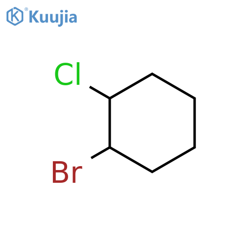 (1R,2S)-1-bromo-2-chlorocyclohexane structure