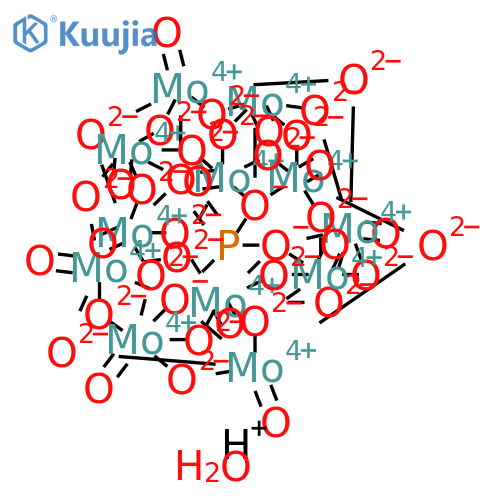 12 Molybdo(VI) phosphoric Acid n-Hydrate structure