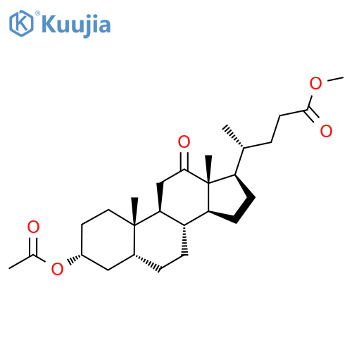 5beta-Cholan-24-oic acid, 3alpha-hydroxy-12-oxo-, methyl ester, acetate structure