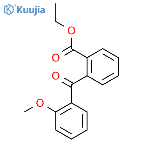 ethyl 2-(2-methoxybenzoyl)benzoate structure