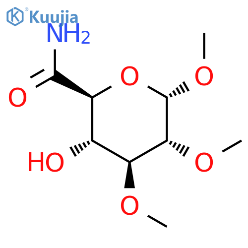 alpha-D-Glucopyranosiduronamide, methyl 2,3-di-O-methyl- structure