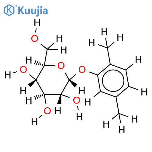 (2,5-Dimethyl-phenyl)-beta-D-glucopyranosid structure
