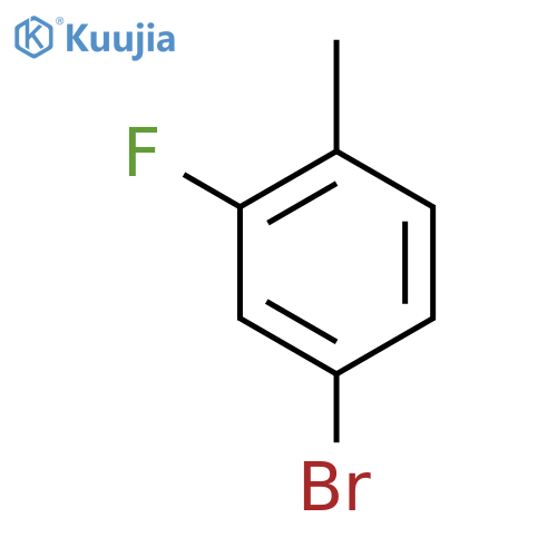 4-Bromo-2-fluorotoluene structure