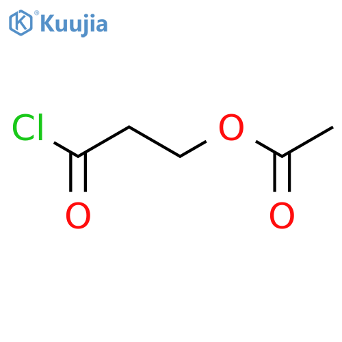 PROPANOYL CHLORIDE, 3-(ACETYLOXY)- structure