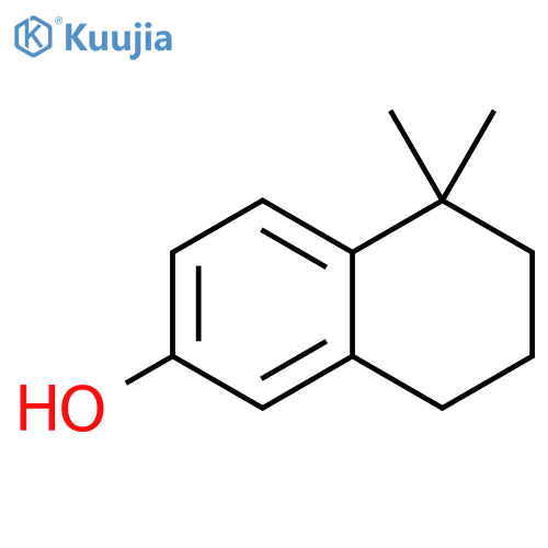 5,5-dimethyl-5,6,7,8-tetrahydronaphthalen-2-ol structure