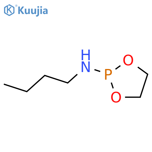 1,3,2-Dioxaphospholan-2-amine, N-butyl- structure