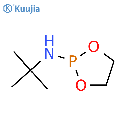 1,3,2-Dioxaphospholan-2-amine, N-(1,1-dimethylethyl)- structure