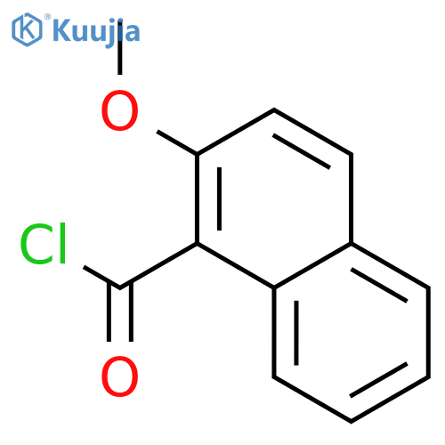 1-Naphthalenecarbonylchloride, 2-methoxy- structure