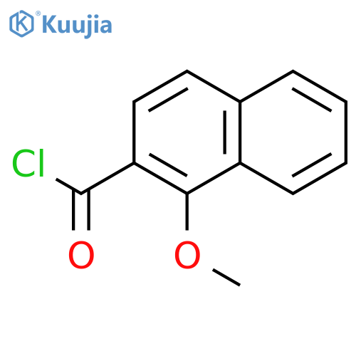 1-methoxynaphthalene-2-carbonyl chloride structure