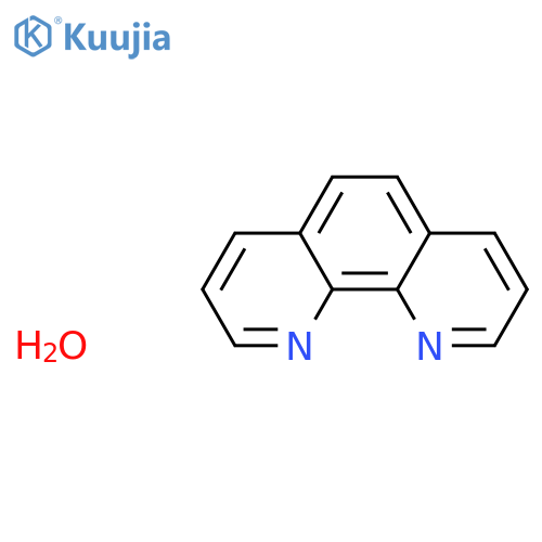 o-Phenanthroline monohydrate structure