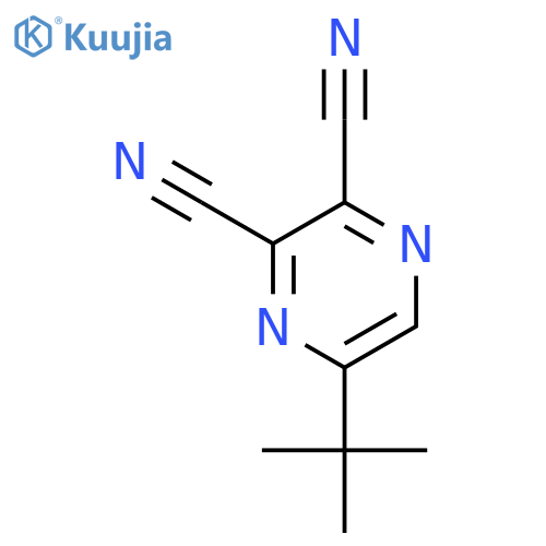 5-(tert-Butyl)pyrazine-2,3-dicarbonitrile structure