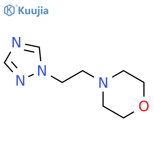 4-[2-(1H-1,2,4-triazol-1-yl)ethyl]morpholine structure