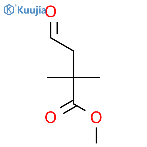 methyl 2,2-dimethyl-4-oxobutanoate structure