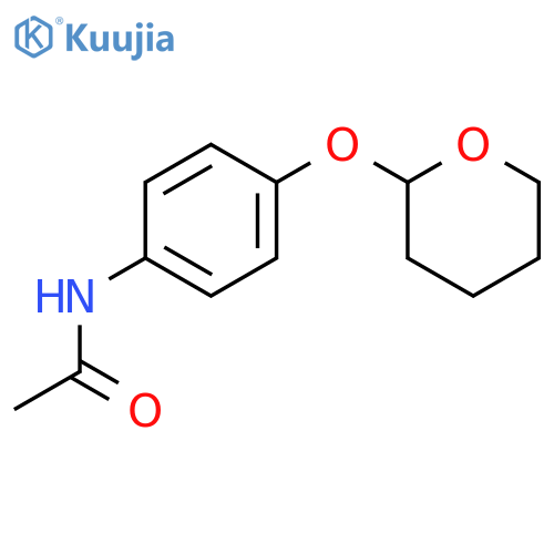 Acetamide,N-[4-[(tetrahydro-2H-pyran-2-yl)oxy]phenyl]- structure