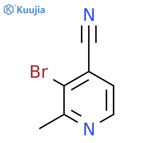 4-Pyridinecarbonitrile, 3-bromo-2-methyl- structure