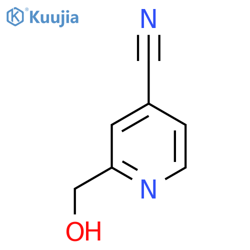 2-(hydroxymethyl)pyridine-4-carbonitrile structure