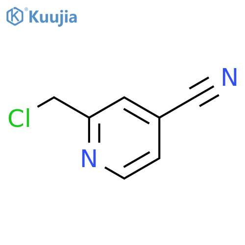 2-(chloromethyl)pyridine-4-carbonitrile structure