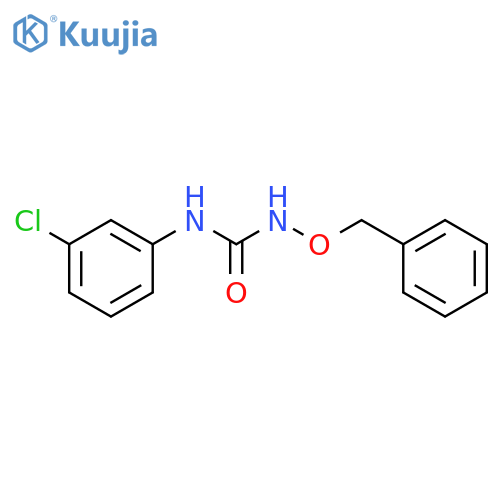 Urea, N-(3-chlorophenyl)-N'-(phenylmethoxy)- structure