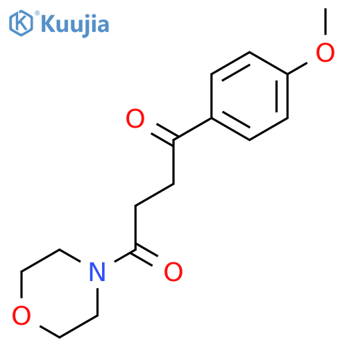 Morpholine, 4-[4-(4-methoxyphenyl)-1,4-dioxobutyl]- structure