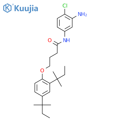 N-(3-Amino-4-chlorophenyl)-4-(2,4-di-tert-pentylphenoxy)butanamide structure