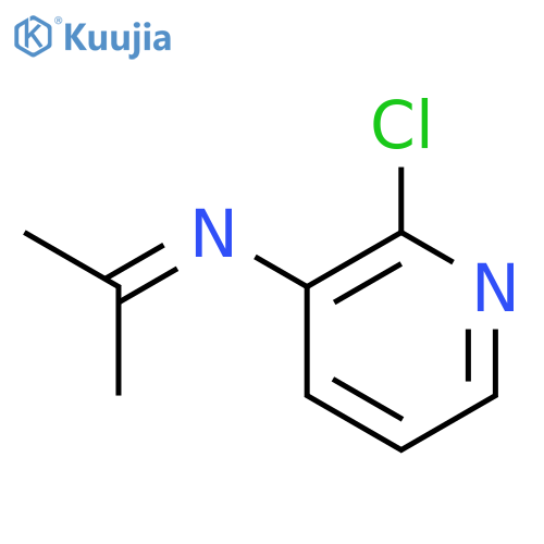3-Pyridinamine, 2-chloro-N-(1-methylethylidene)- structure